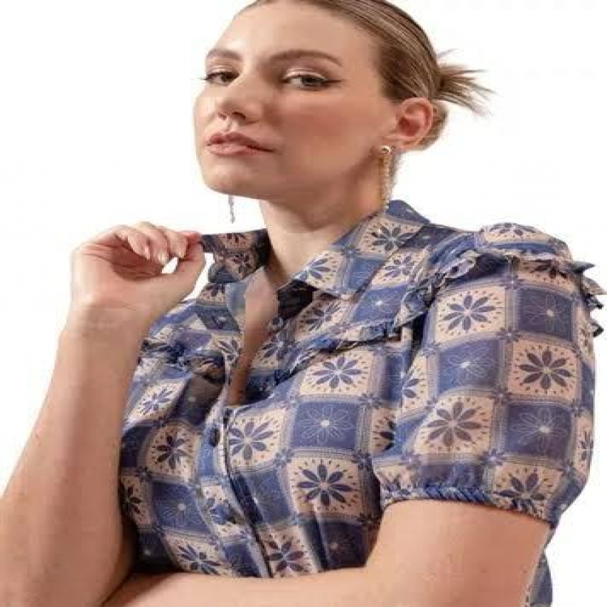 CAMISA RENDA FLOR TAM G REF. 040390003403