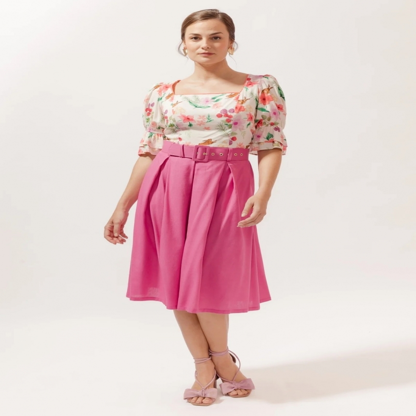 BLUSA JARDIM DE VERÃO TAM P REF. 040368024401