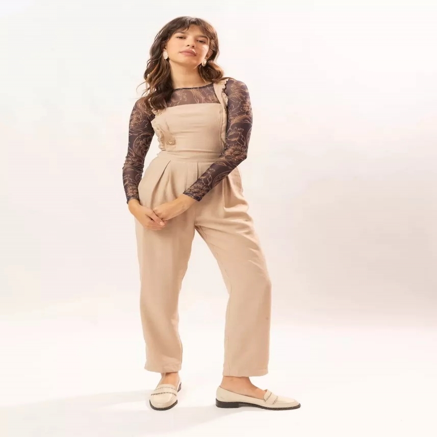 MACACÃO FEMININO LADRILHO TAM G REF. 006706004603