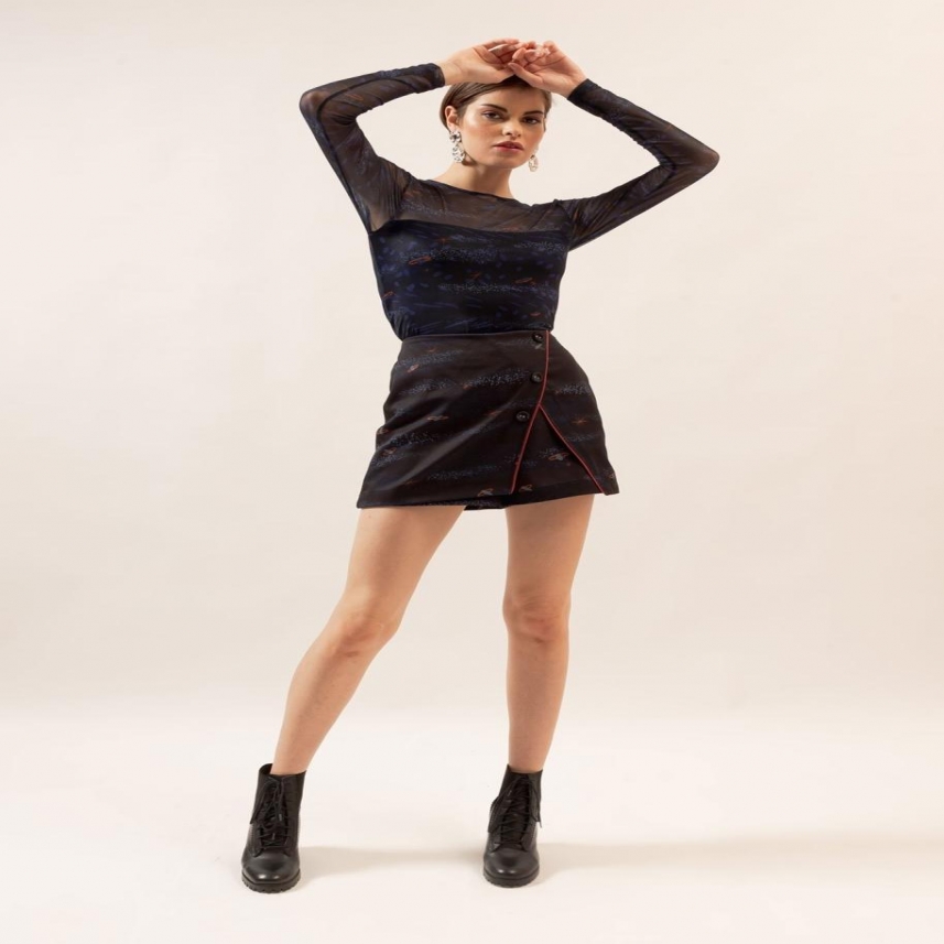 BLUSA MANGA LONGA INTERGALACTICO TAM P REF. 040430003401