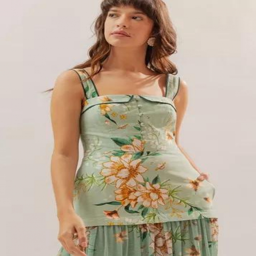 VESTIDO SUPER MIDI ASTRO FLOR REF. 082655004502