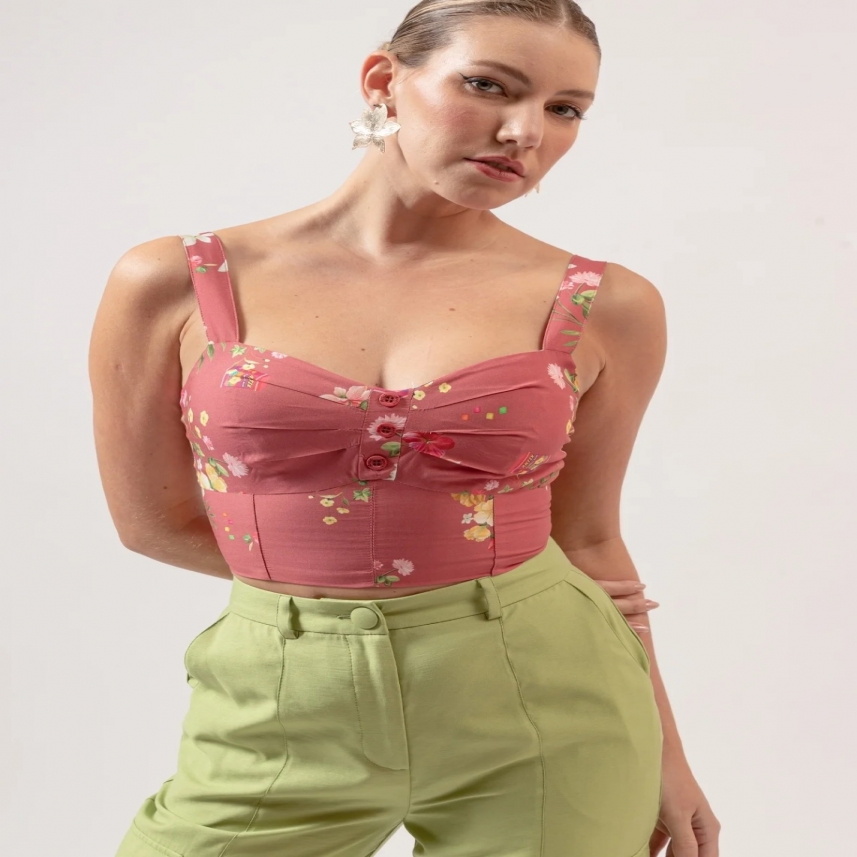 BLUSA ROMANCE IDEAL II TAM P REF. 040259161701