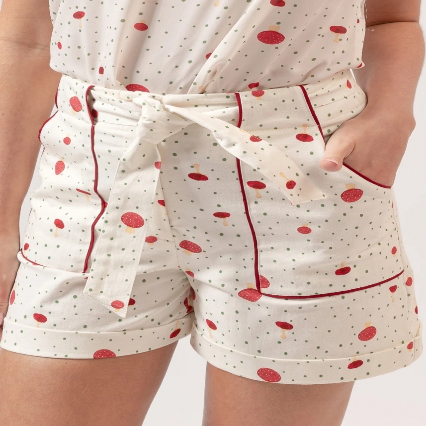 SHORTS FAIXA COGUMELO DO CAMPO REF. 386