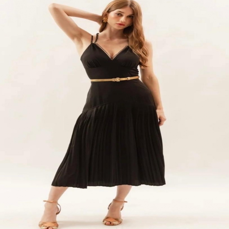 VESTIDO MIDI CNT DOMINGO P REF. 082714000201